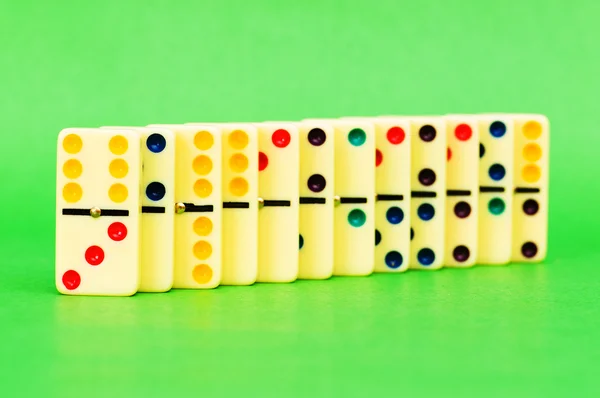 Sok a zöld dominó — Stock Fotó
