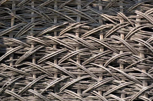 バインドされた乾燥した棒からの構造 — ストック写真