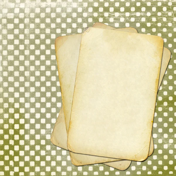 Grunge-Papiere Polka Dot Hintergrund für Design — Stockfoto