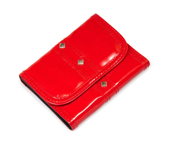 红色钱包 — 图库照片
