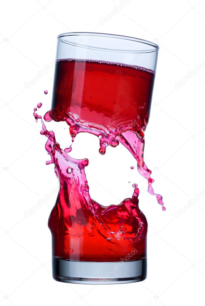 Beverage splash in a glass — Stock Photo © Irochka 5117728