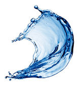 Šplouchnutí modré vody