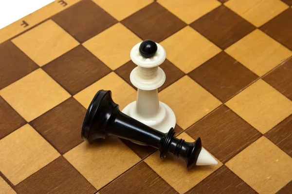 Šachy a desky — Stock fotografie
