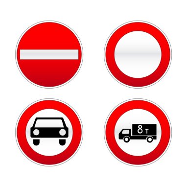 Signs traffic clipart