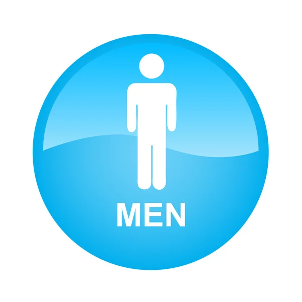 Μπλε μόνο άνδρες — Διανυσματικό Αρχείο