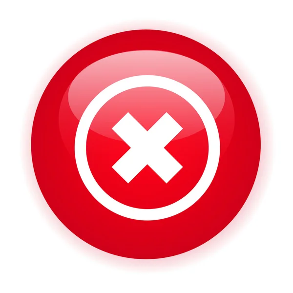 Ενιαίο κόκκινο μείωση κουμπί — Διανυσματικό Αρχείο