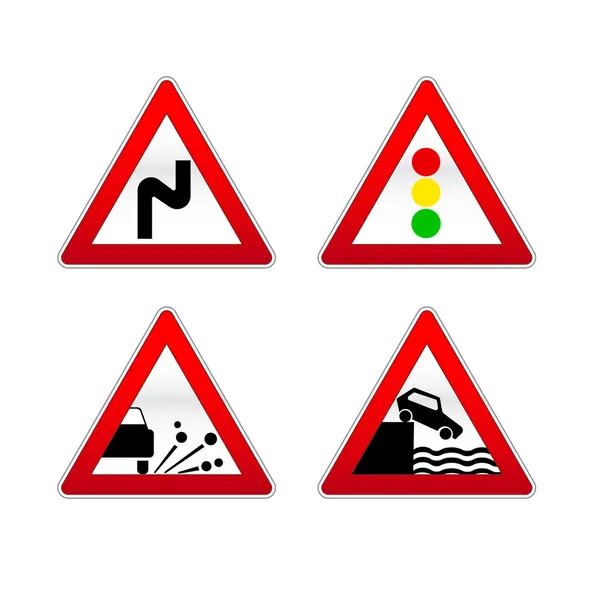 stock vector Signs traffic