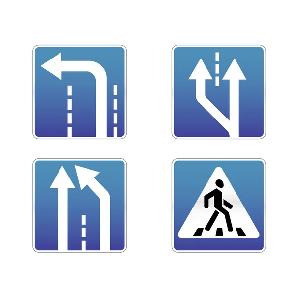 Yol işaretleri — Stok Vektör