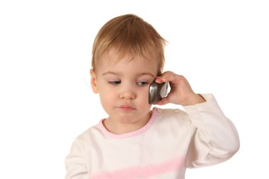 Problem baby with phone 2 clipart