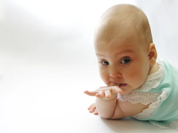 Mavi bebek — Stok fotoğraf