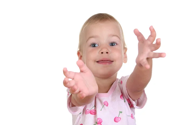 Dítě s rukama, aby vás — Stock fotografie