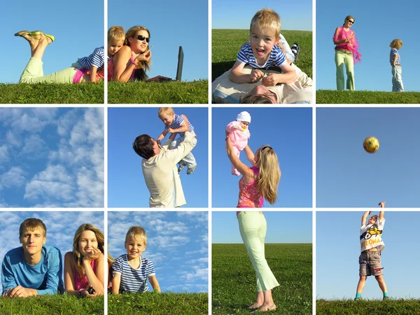 Stock image Family assembling