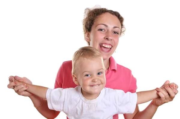 Matka s dítětem létat 2 — Stock fotografie