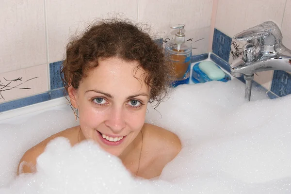 여자 목욕 — 스톡 사진