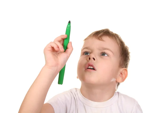 Дитина кулькової ручки — стокове фото