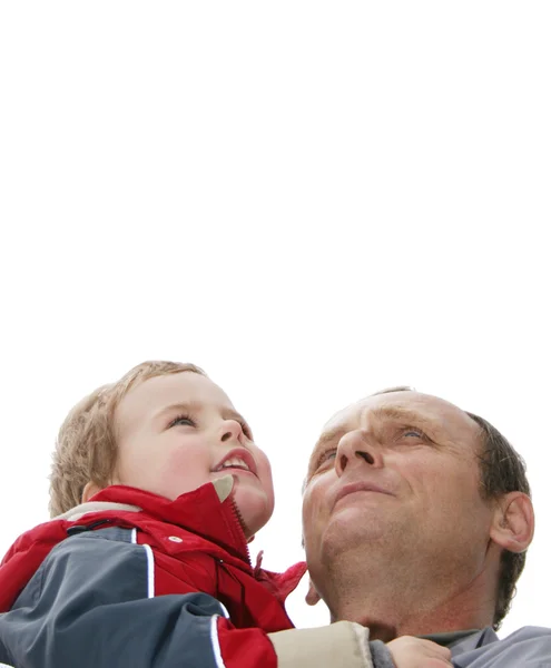 Grandfather with grandson — Stock Photo, Image
