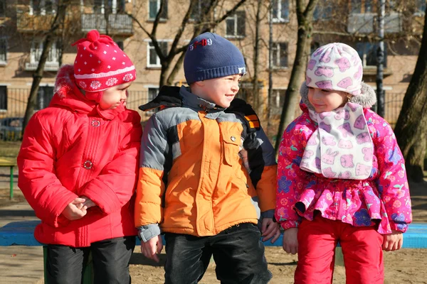Crianças no jardim de infância — Fotografia de Stock