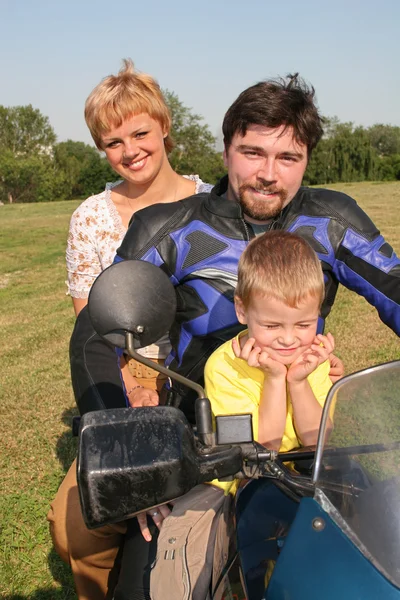 家族のバイク — ストック写真