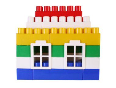 House toy with windows clipart