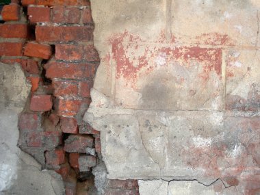 Old brick wall clipart