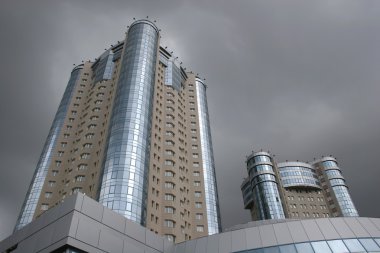 Modern buildings clipart