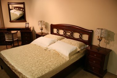 Classic bedroom clipart