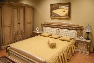 Luxurious bedroom 2 clipart