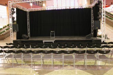 Auditorium in market clipart