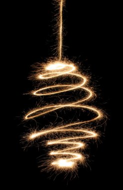 Sparkler spiral clipart