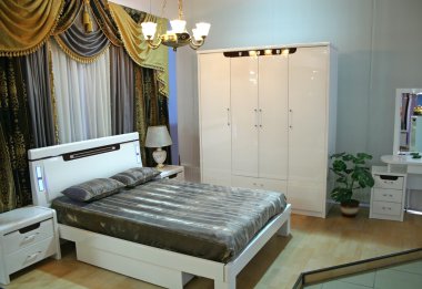 Luxury bedroom clipart