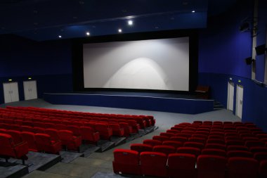 Cinema interior 2 clipart