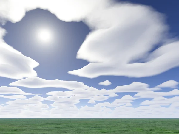 Cloud en zoon 2 — Stockfoto