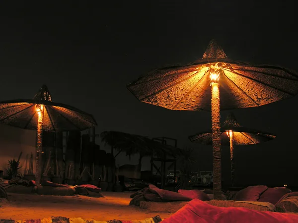 Noc na pláži — Stock fotografie