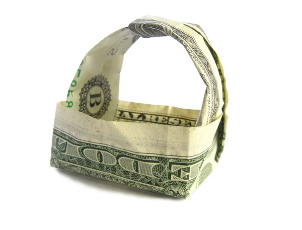 Dollar basket — Stock Photo, Image