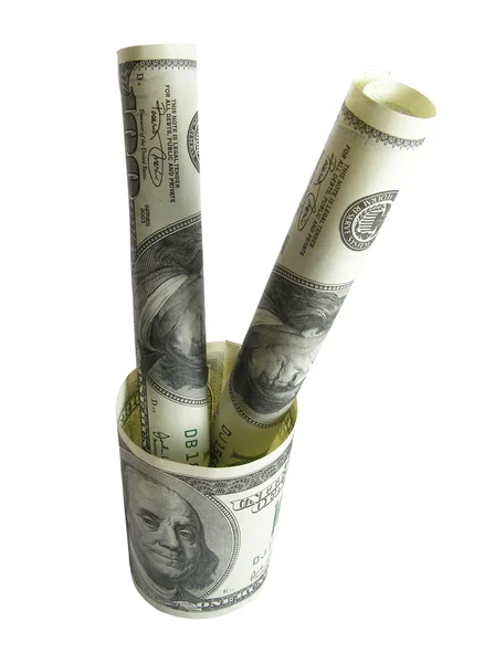 Dinheiro é a sua ferramenta, caneta — Fotografia de Stock