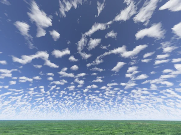 Nuvens pequenas — Fotografia de Stock