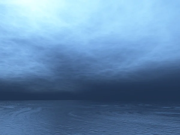 Dunkler Ozean — Stockfoto