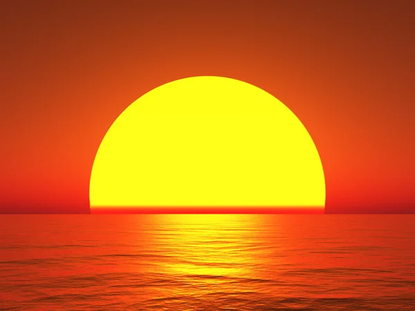 非常に大きな太陽 2 — ストック写真