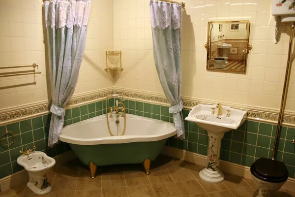 Groene badkamer 2 — Stockfoto