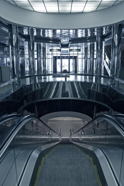 Κυλιόμενες σκάλες του μετρό 2 — Φωτογραφία Αρχείου