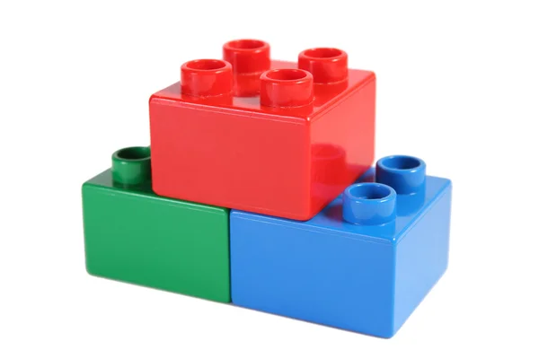 Blok speelgoed piramide — Stockfoto