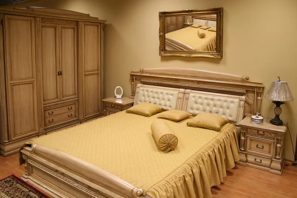 Розкішна спальня 2 — стокове фото