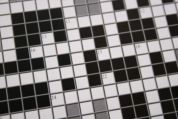 Crossword — Stock Photo, Image