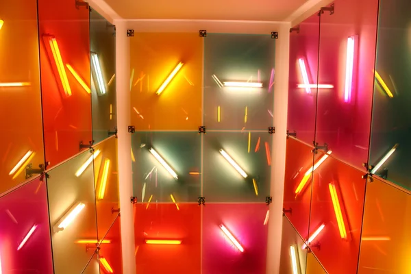 Fluorescentní interiér — Stock fotografie