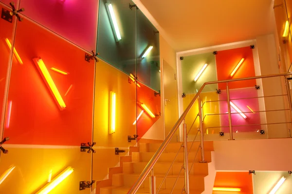 Interior de color fluorescente —  Fotos de Stock