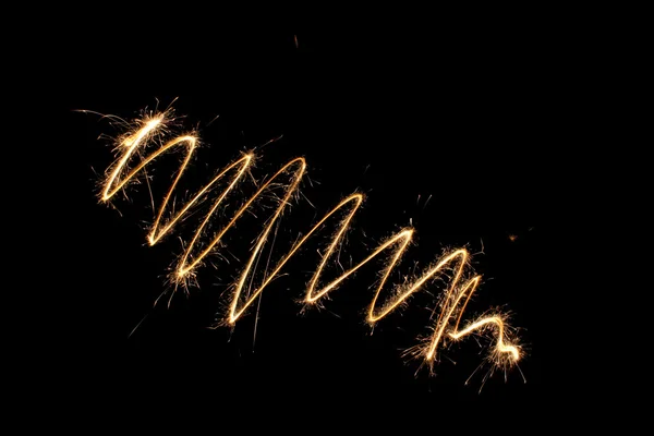 Twirl sparkler — Fotografia de Stock