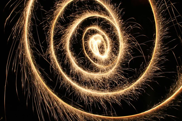 Espiral cintilante — Fotografia de Stock