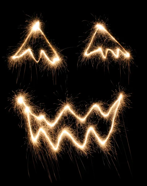 Halloween sparkler — стоковое фото