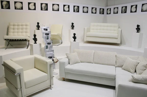 White sofas — Stock Photo, Image