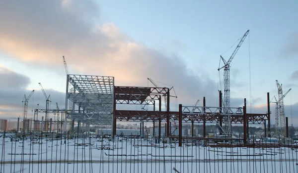 Construcción de invierno —  Fotos de Stock